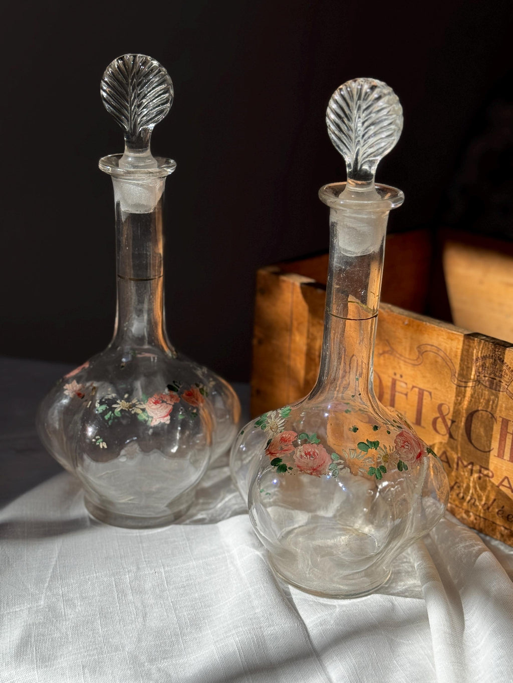 French Vanity Decanter Pair - 2