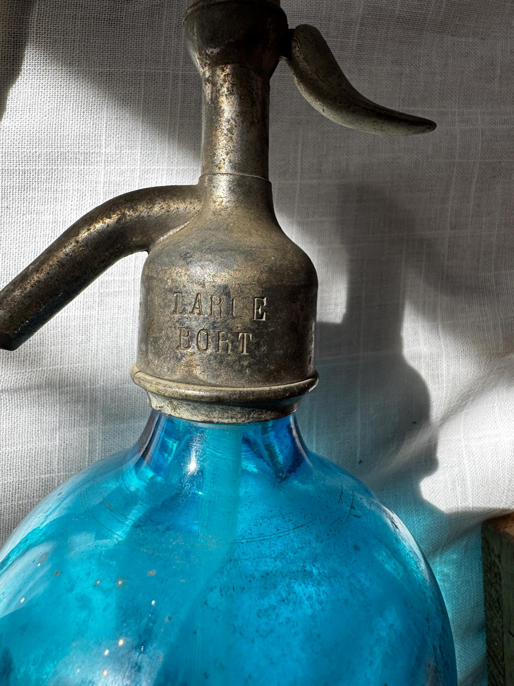 French Blue Siphon Bottle Larue - 4