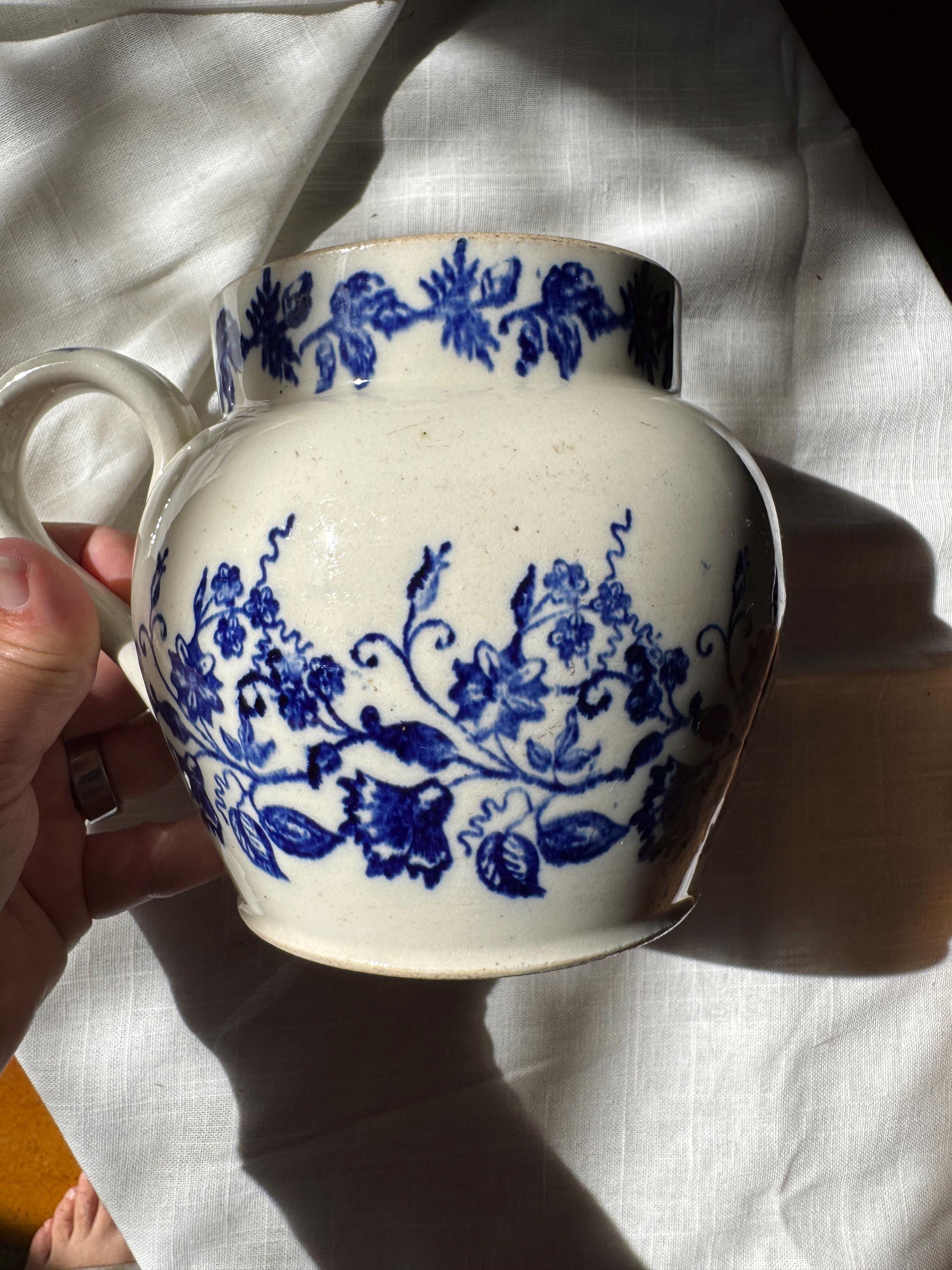 French Terre de Fer Blue Jug - 2