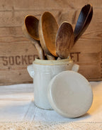 French Stoneware Confit Pot - 1