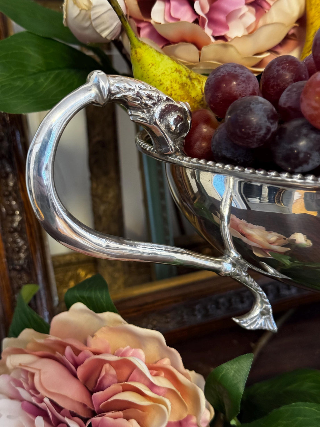 Silver Plated Pedestal Bowl - 3