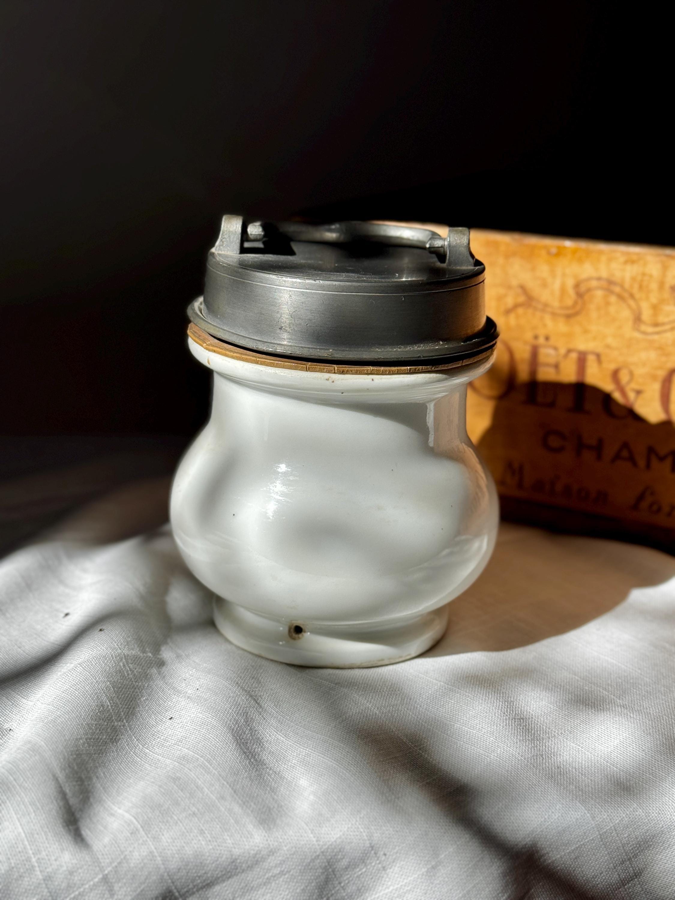 French Porcelain Insulated Jar - 1
