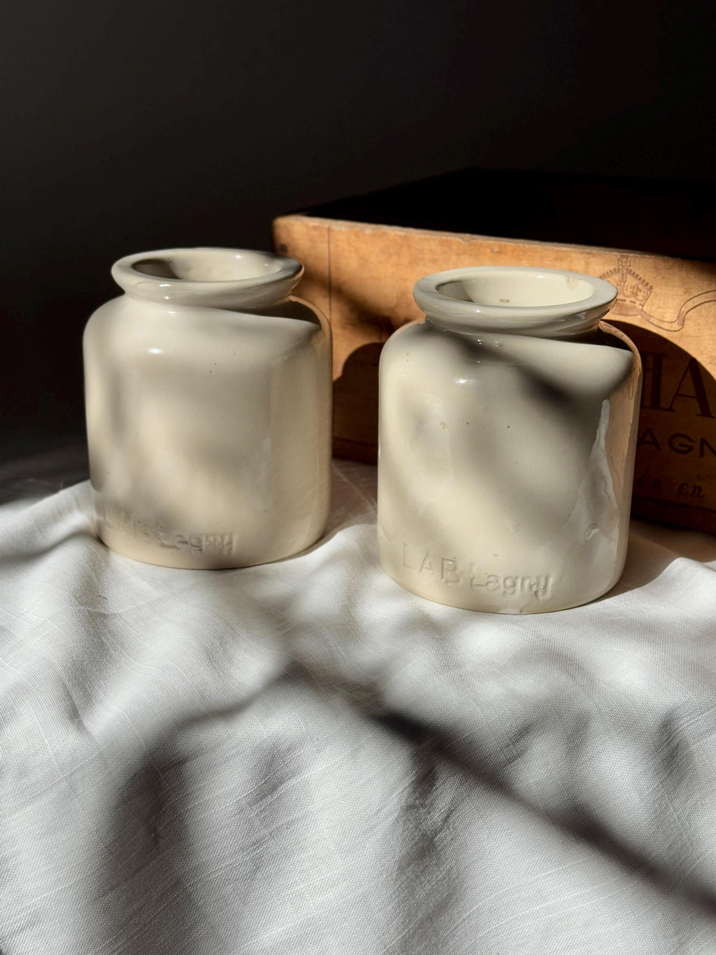 French LAB Lagny Apothecary Jars - 1