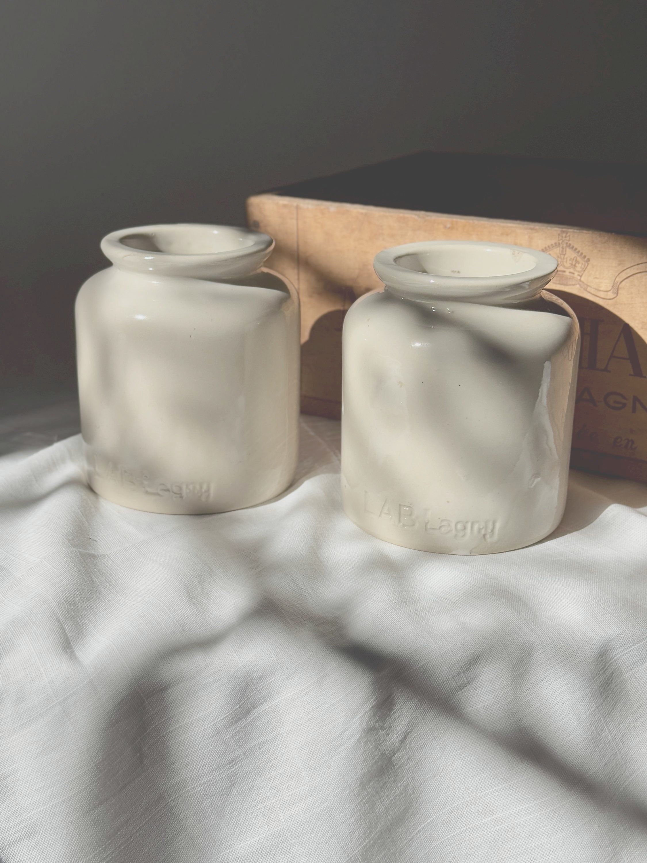 French LAB Lagny Apothecary Jars - 1