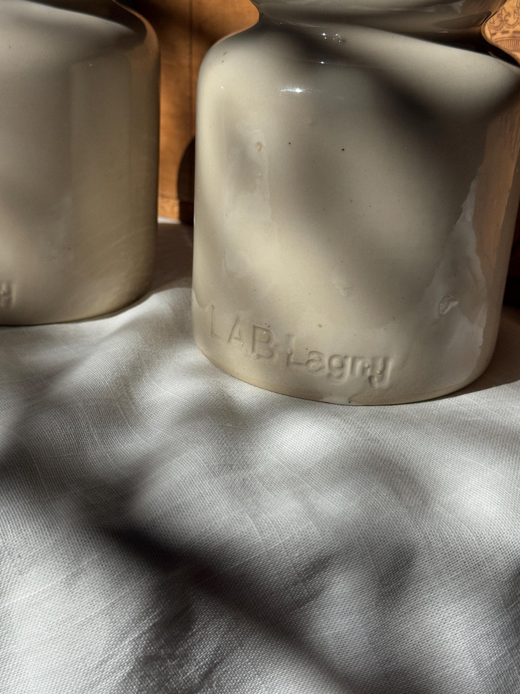 French LAB Lagny Apothecary Jars - 2