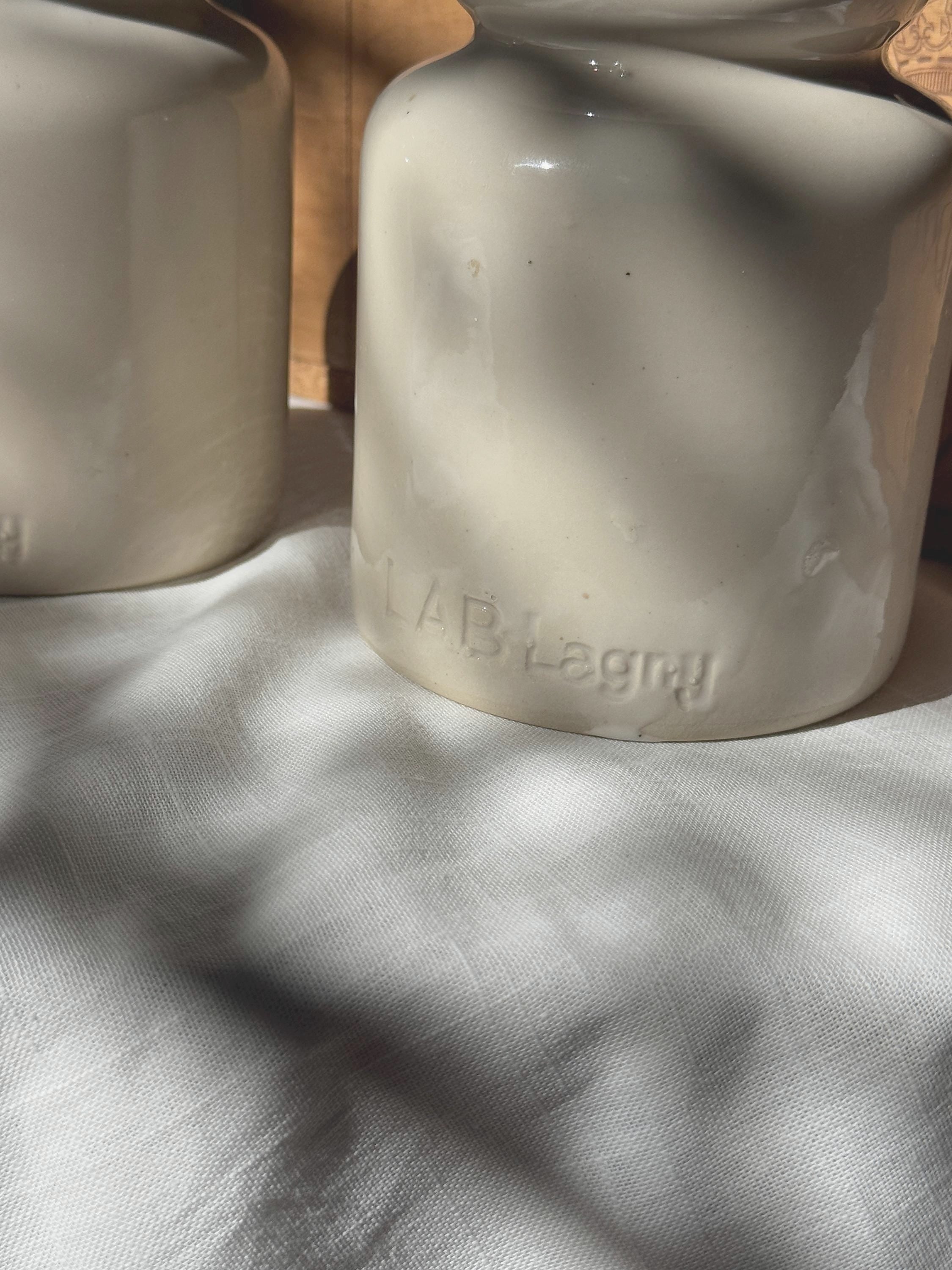 French LAB Lagny Apothecary Jars - 2