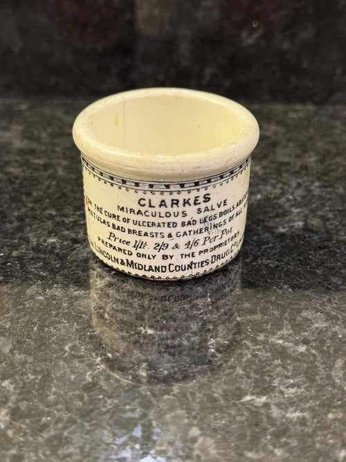 Clarke's Miraculous Salve Apothecary Pot - 2