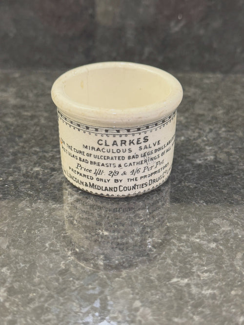 Clarke's Miraculous Salve Apothecary Pot - 2